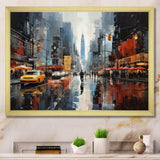 Cityscape Collage VI - Abstract Canvas Wall Art