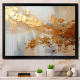 Golden Gleam II - Abstract Canvas Wall Art