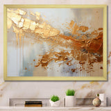 Golden Gleam II - Abstract Canvas Wall Art