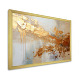 Golden Gleam II - Abstract Canvas Wall Art