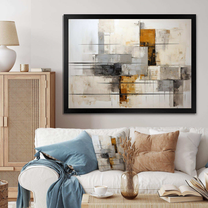 Minimalist Montage III - Abstract Canvas Wall Art