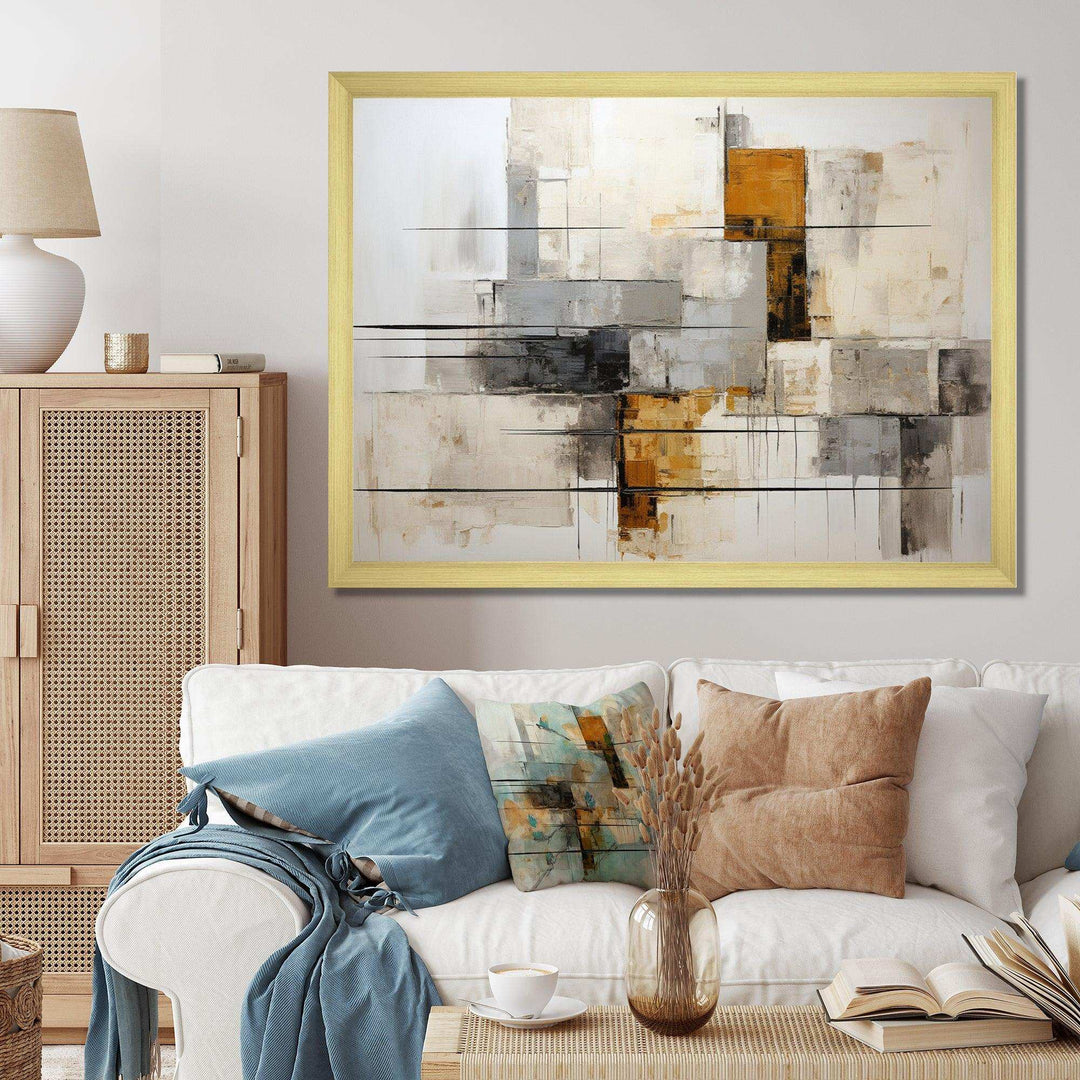Minimalist Montage III - Abstract Canvas Wall Art