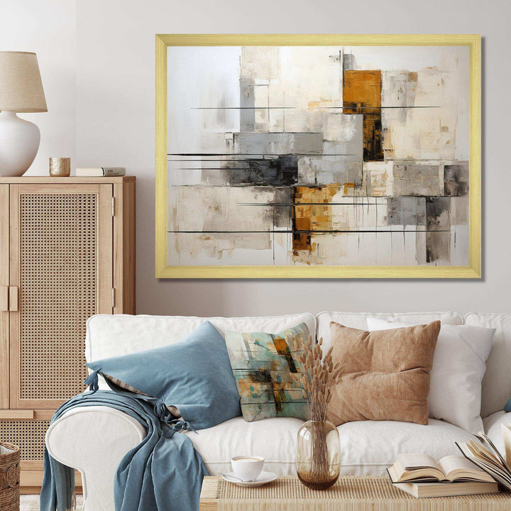 Minimalist Montage III - Abstract Canvas Wall Art