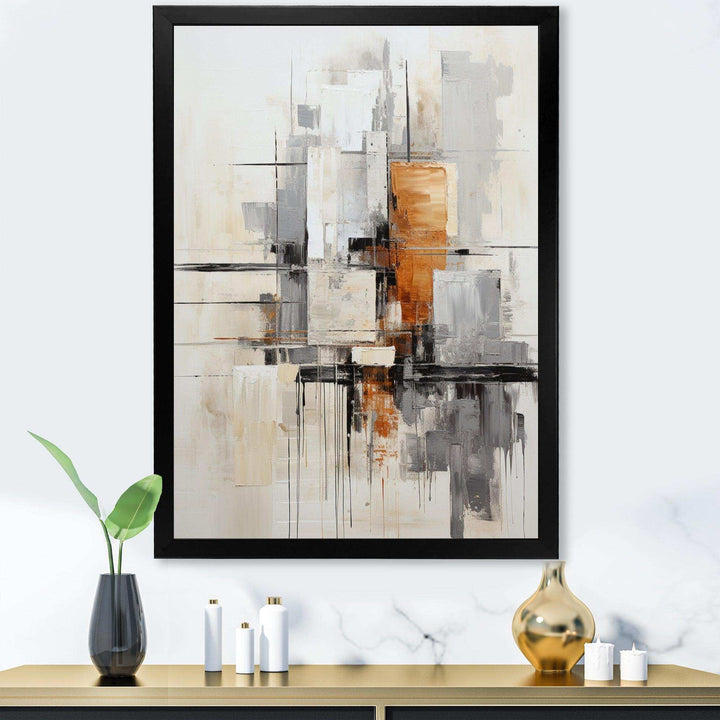 Minimalist Montage IV - Abstract Canvas Wall Art