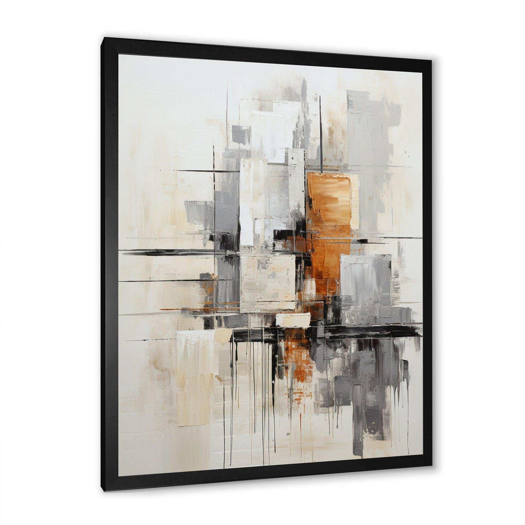 Minimalist Montage IV - Abstract Canvas Wall Art