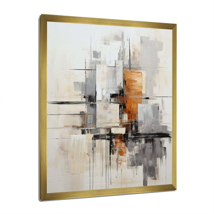 Minimalist Montage IV - Abstract Canvas Wall Art