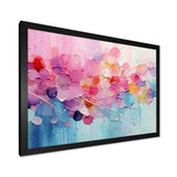 Pink Blue Pastel Patchwork - Abstract Canvas Wall Art