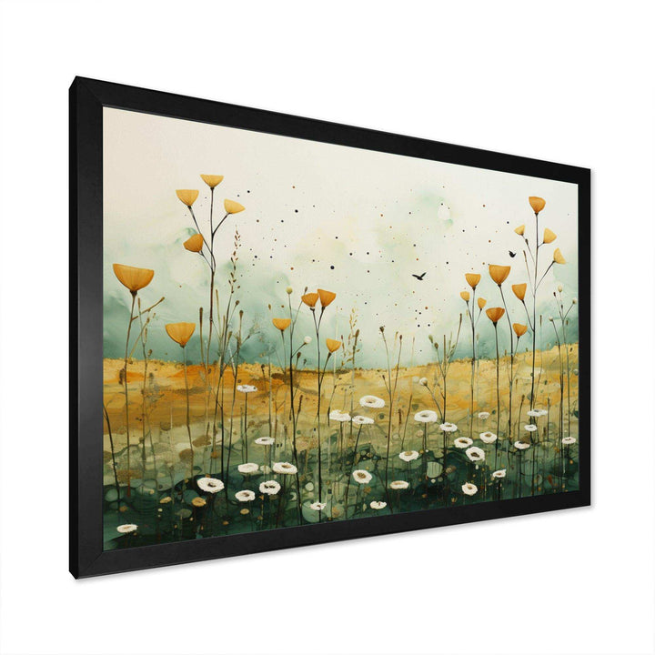 Whispering Meadows I - Abstract Canvas Wall Art