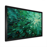 Emerald Euphoria II - Landscapes Canvas Wall Art