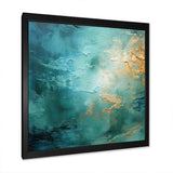 Teal Oasis III - Landscapes Canvas Wall Art