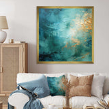 Teal Oasis III - Landscapes Canvas Wall Art