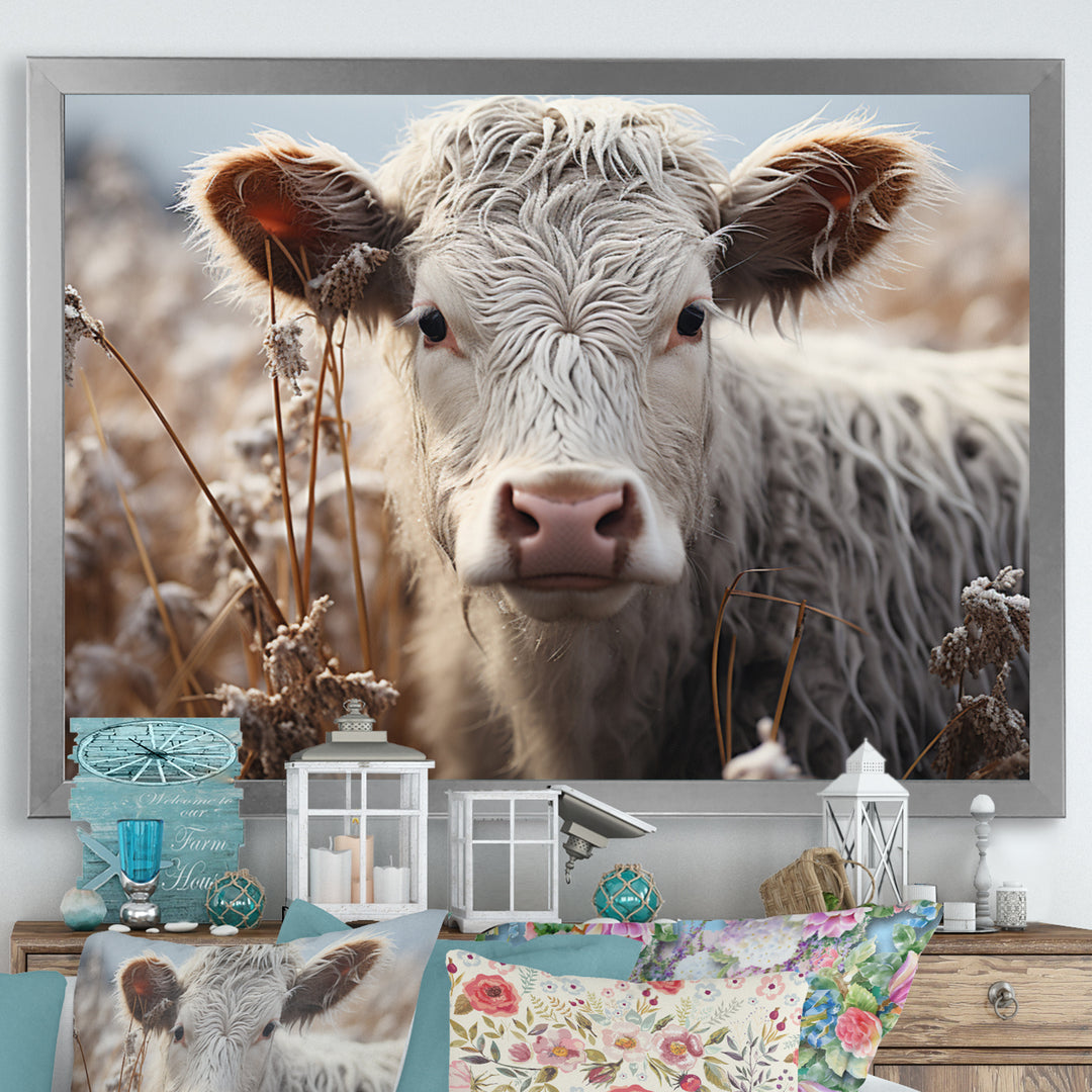 Cow Portrait Photography - Cow Home Decor Art