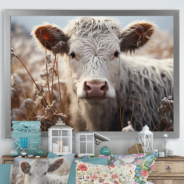 Cow Portrait Photography - Cow Home Decor Art