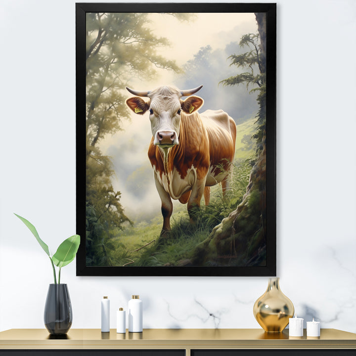Cow Contemplation - Cow Wall Decor