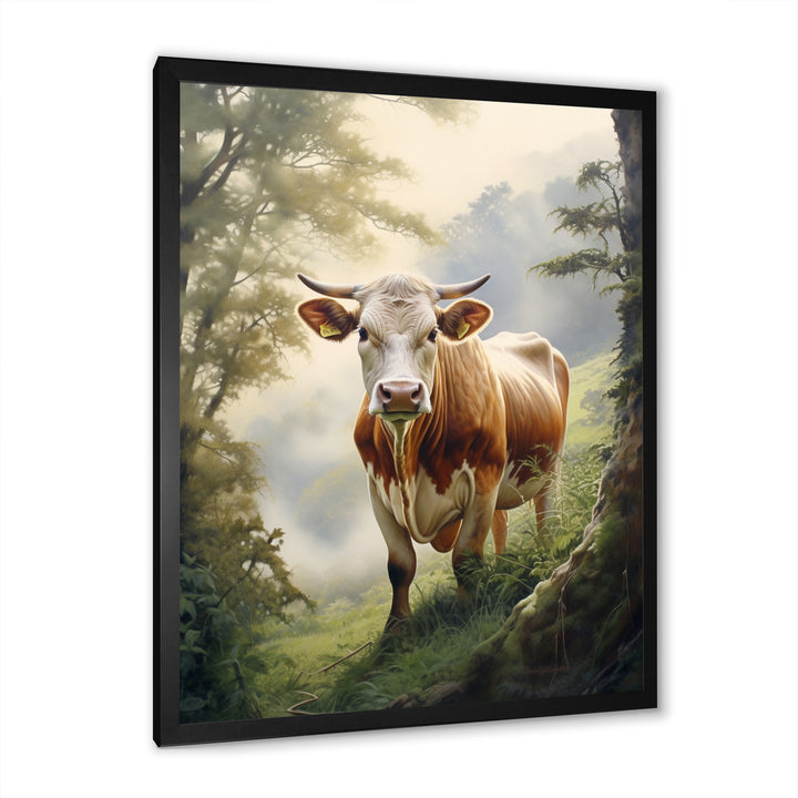 Cow Contemplation - Cow Wall Decor