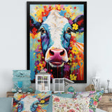 Cow Whimsy - Animals Canvas Wall Art