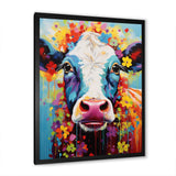 Cow Whimsy - Animals Canvas Wall Art