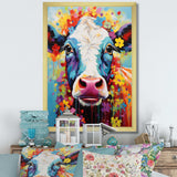 Cow Whimsy - Animals Canvas Wall Art