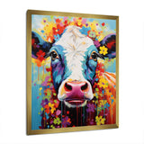 Cow Whimsy - Animals Canvas Wall Art