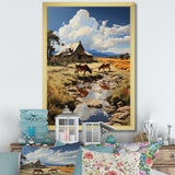Cow Rural Serenade - Cow Wall Art Prints