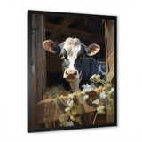 Cow Rustic Charm I - Animals Canvas Wall Art