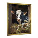 Cow Rustic Charm I - Animals Canvas Wall Art