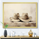 Cowboy Hat Minimalism Style III - People Canvas Wall Art