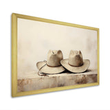 Cowboy Hat Minimalism Style III - People Canvas Wall Art