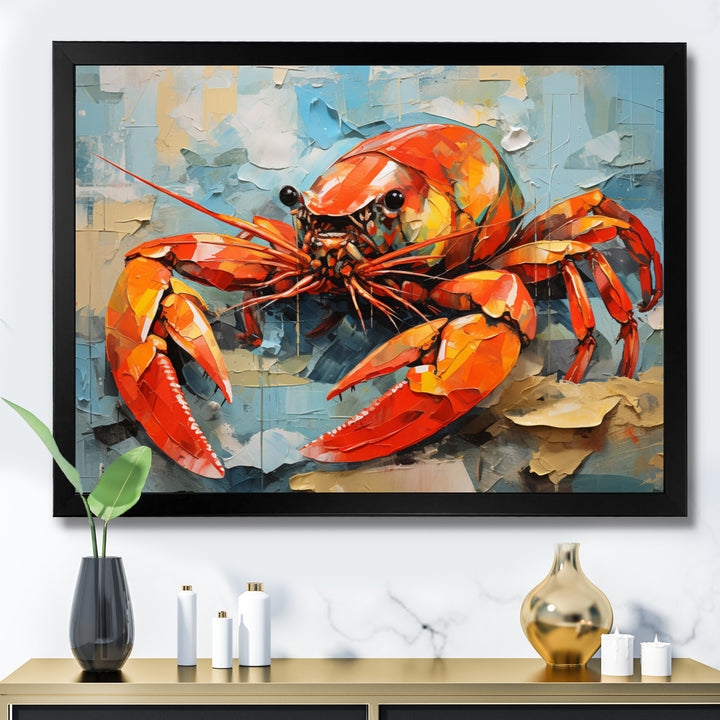 Crayfish Creek Dweller Collage - Crayfish Wall Art Prints
