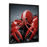 Crayfish Elusive Crayfish - Coral Crayfish Wall Art