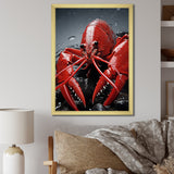 Crayfish Elusive Crayfish - Coral Crayfish Wall Art