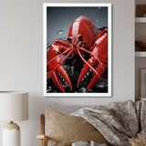 Crayfish Elusive Crayfish - Coral Crayfish Wall Art
