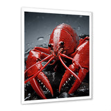 Crayfish Elusive Crayfish - Coral Crayfish Wall Art