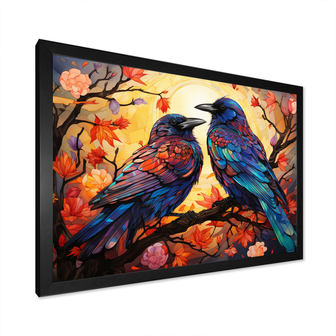 Crow Chromatic Monarchs - Crow Bedroom Wall Art