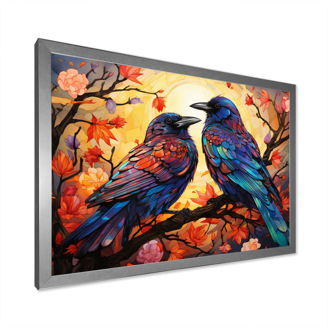 Crow Chromatic Monarchs - Crow Bedroom Wall Art