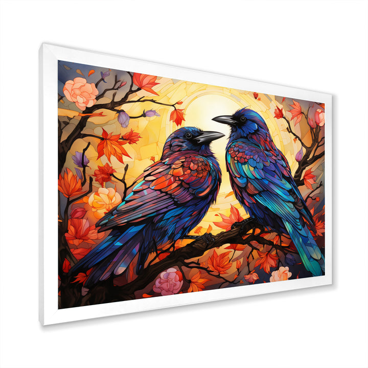 Crow Chromatic Monarchs - Crow Bedroom Wall Art