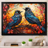 Crow Crowed Sovereigns - Crow Canvas Wall Art