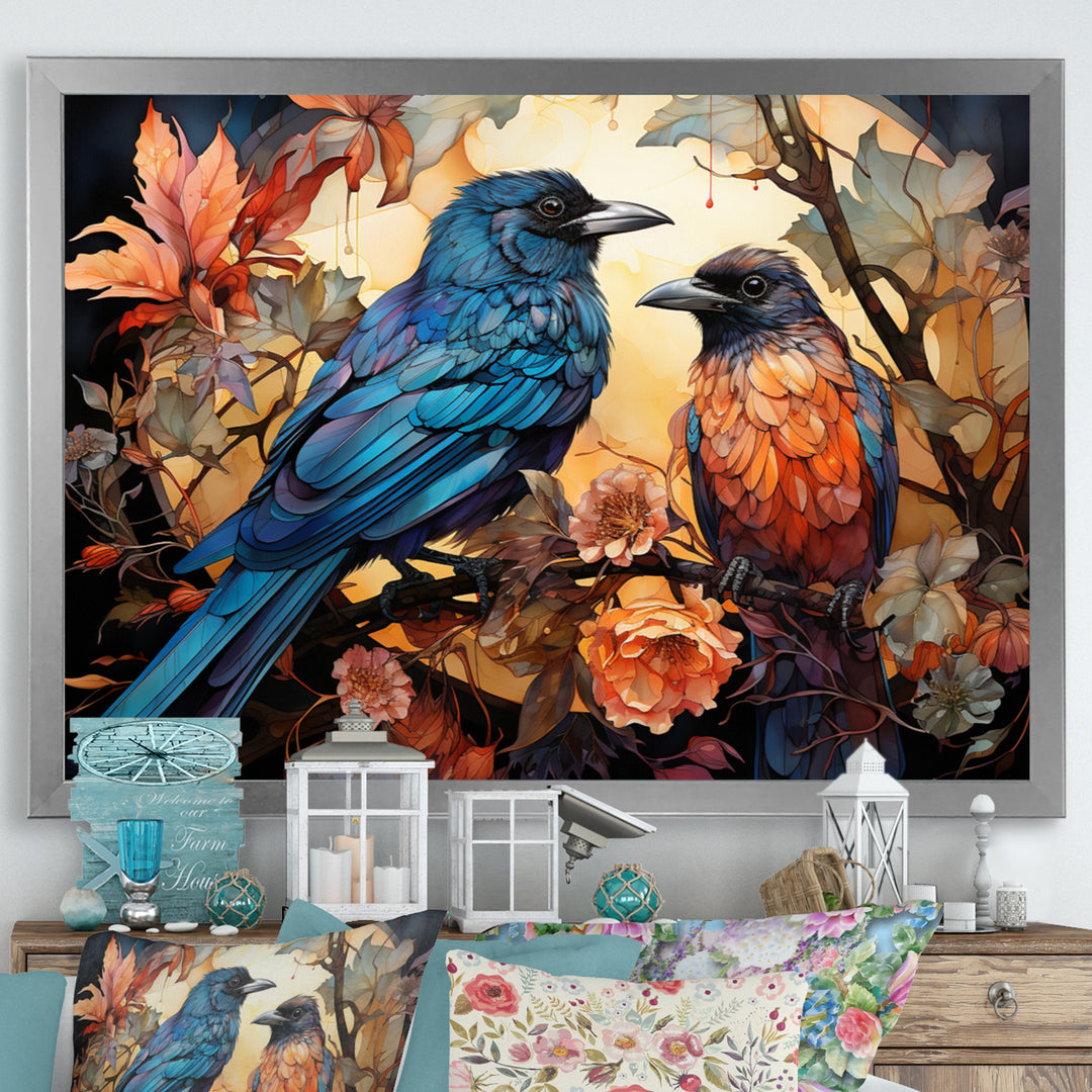 Crow Luminous Rulers - Crow Wall Art Prints