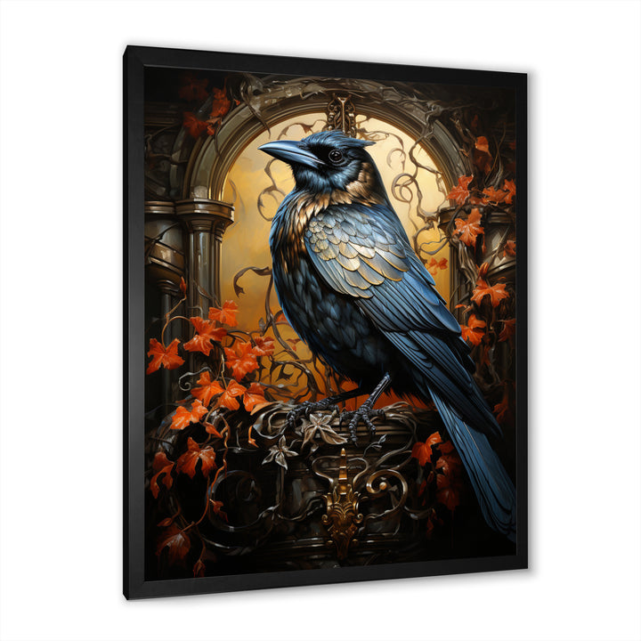 Crow Dynamic Duality - Crow Bedroom Wall Art