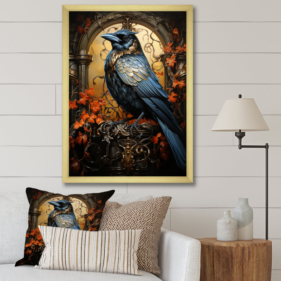 Crow Dynamic Duality - Crow Bedroom Wall Art