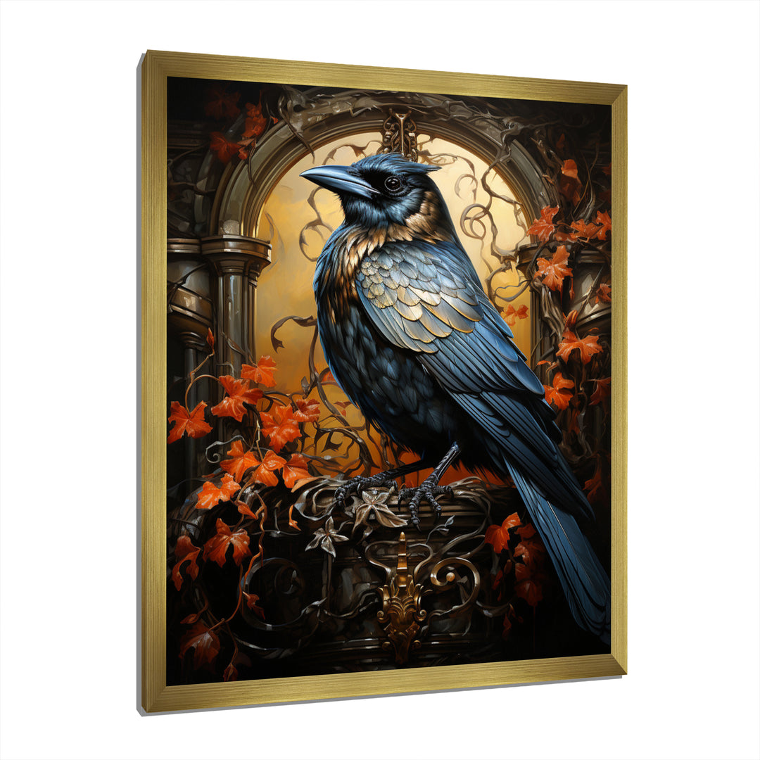 Crow Dynamic Duality - Crow Bedroom Wall Art