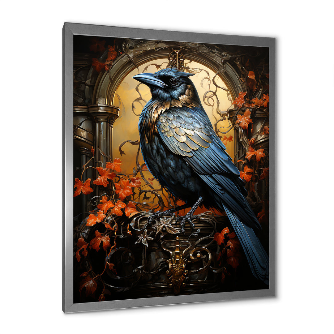 Crow Dynamic Duality - Crow Bedroom Wall Art