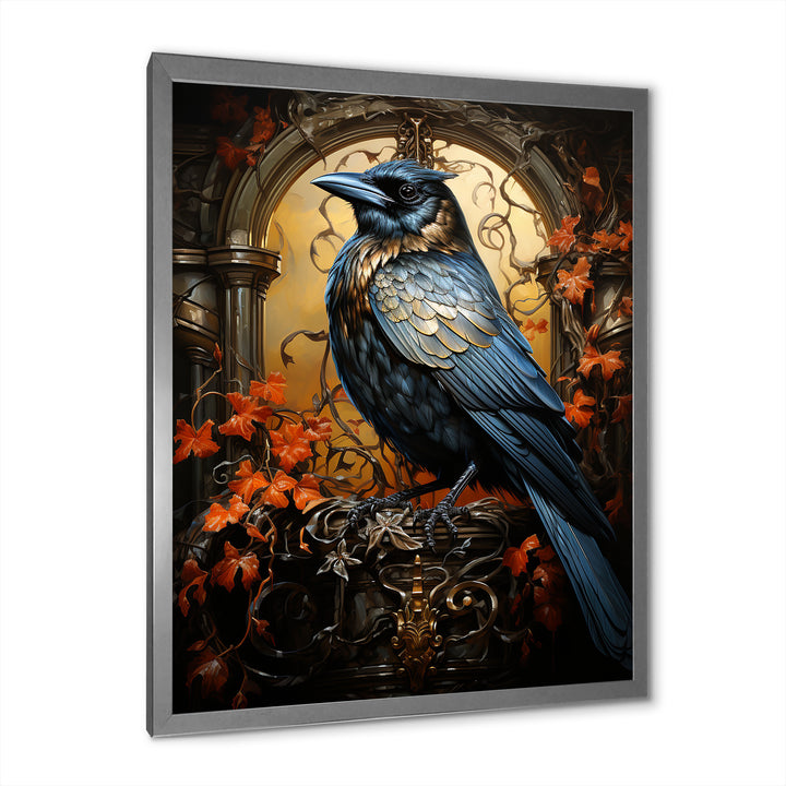 Crow Dynamic Duality - Crow Bedroom Wall Art