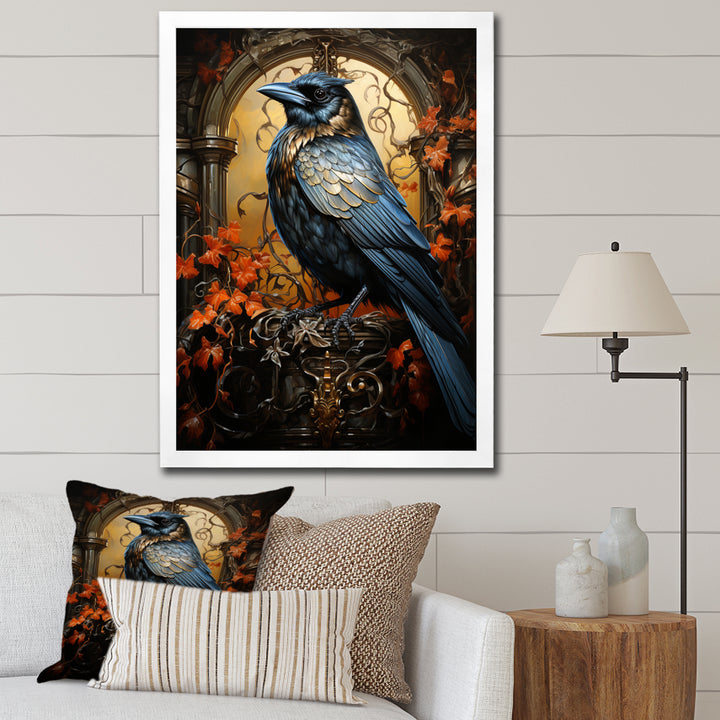 Crow Dynamic Duality - Crow Bedroom Wall Art