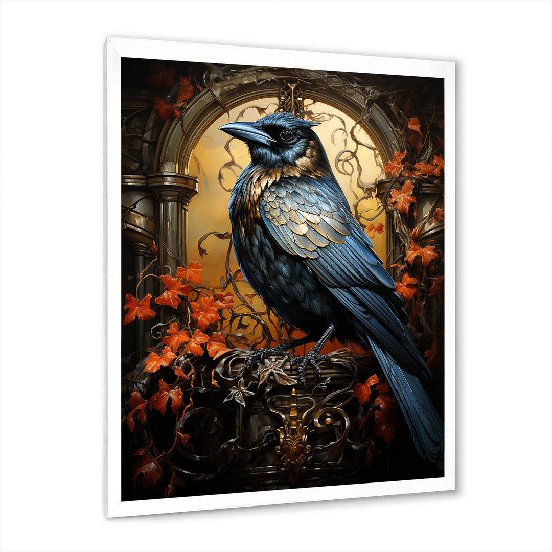 Crow Dynamic Duality - Crow Bedroom Wall Art