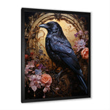 Crow Opulent Oath - Crow Canvas Wall Art