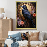 Crow Opulent Oath - Crow Canvas Wall Art
