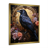 Crow Opulent Oath - Crow Canvas Wall Art