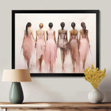 Pink Dance Quiet Ensemble - Fashion Canvas Wall Art