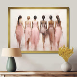 Pink Dance Quiet Ensemble - Fashion Canvas Wall Art